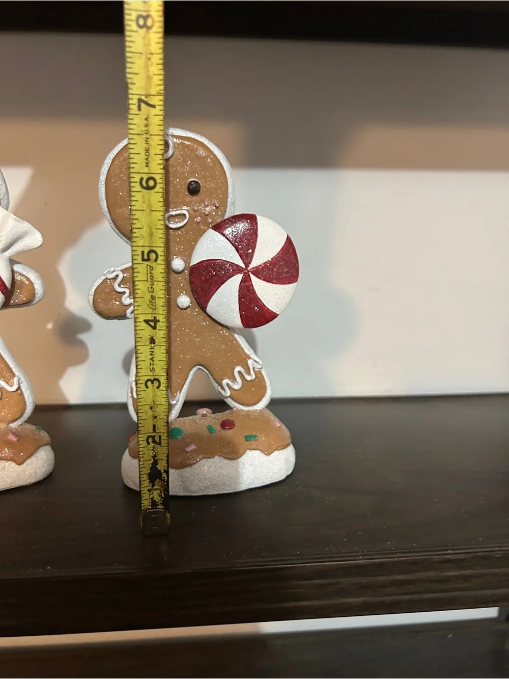 Gingerbread man Christmas decor figurines by Regency International